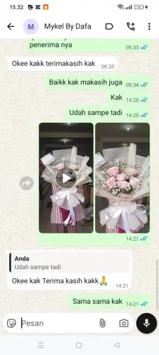 Testimonial Buket Bunga legok kidul