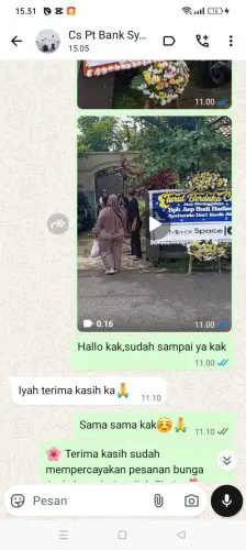 Testimonial Papan Bunga legok kidul
