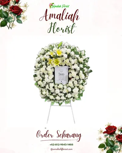 Krans Bunga Duka Cita legok kidul